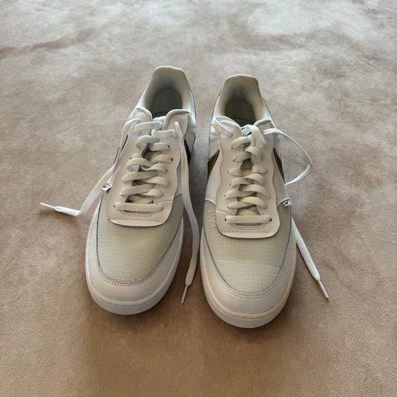 Nike Men’s Court Vision Lo Premium•Rainbow-Pure Platinum•mismatch size 10.5/11.5 - Picture 2 of 13